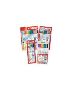 STABILO Fasermaler Pen 68 brush 10er Plastiketui