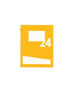 Office Focus Schulheft FSC E5, Liniert, Gelb, 25 Stück