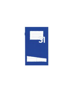 Office Focus Schulheft FSC 14 x 20 cm, Liniert, Blau, 10 Stück