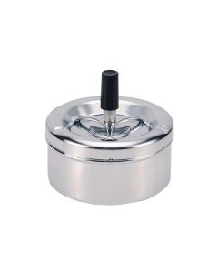 Dameco Aschenbecher mit Schleuderdeckel, Silber