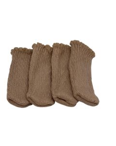 Dameco Bodenschoner Uni 4er Set, Beige