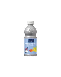 LEFRANC Acrylfarbe Glossy 500 ml, Silber