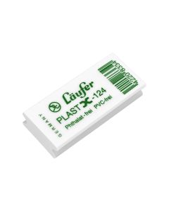 Läufer Radiergummi Plast X-124 46 x 20 x 9 mm, Weiss
