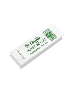 Läufer Radiergummi Plast X-122 65 x 21 x 12 mm, Weiss