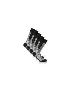 Rohner Socks Socken Trekking Grau/Schwarz 2er-Pack