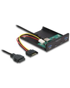 Delock Front Panel 64155 2 x USB Type-C + 2 xUSB Typ-A