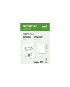 Simplex Einzahlungsschein Simfacture Swiss QR 1000 Blatt, Weiss