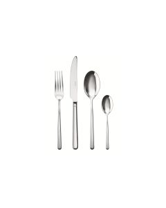 Sambonet Besteck-Set Linear 24-teilig, Silber