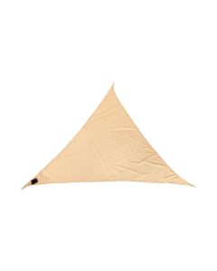 COCON Sonnensegel LED Solar, 360 cm, Dreieck, Beige