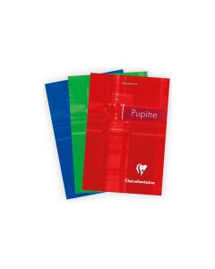 Clairefontaine Schulheft 80 Blatt, A7, 5 mm kariert, assortiert