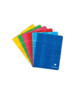 Clairefontaine Schulheft 48 Blatt, 17 x 22 cm, 5 mm kariert, assortiert