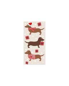 Braun + Company Taschentücher Weihnachtsdackel 10 Stück