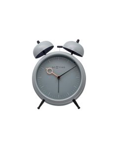 NeXtime Klassischer Wecker Golden Hour Blaugrau