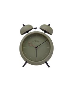 NeXtime Klassischer Wecker Golden Hour Olivgrün