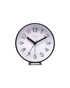 NeXtime Klassischer Wecker Reflect Weiss/Schwarz