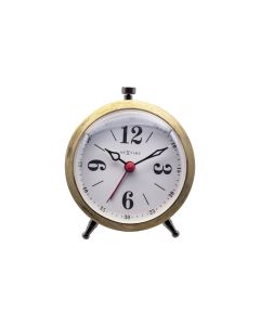 NeXtime Klassischer Wecker Harvey Weiss/Gold
