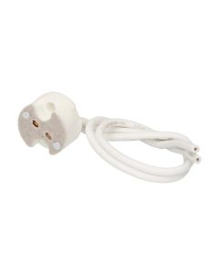 Max Hauri Halogenfassung G4/G5.3/G6.35 / PTFE Länge: 140 mm