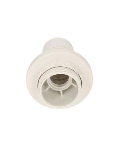Max Hauri Lampenfassung E14 Randmantel weiss, M10 x 1