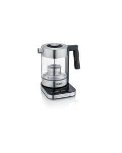 Graef Wasserkocher WK 350, 1 l, Edelstahl/Transparent