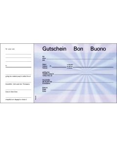 Favorit quer 25 Blatt, Blau