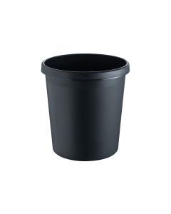 Helit Papierkorb 30 l, Schwarz