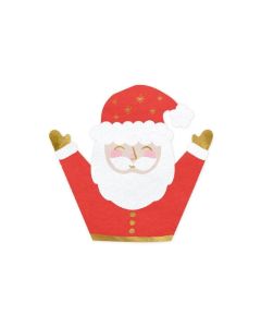 Partydeco Weihnachtsservietten Weihnachtsmann 20 Stk.