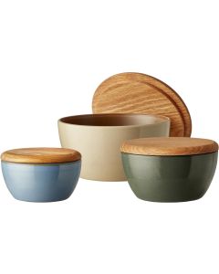 Bitz Schale Wood 3er Set