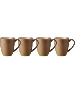 Bitz Kaffeetasse Wood 300 ml, 4 Stück, Wood/Sand