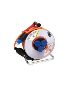 Brennenstuhl Baustellen-Kabelrolle Garant SK 290 50 m FI + Bretec 3x T13