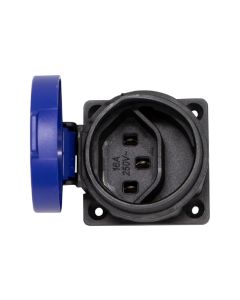Brennenstuhl Einbausteckdose T23 IP55 Blau / Schwarz