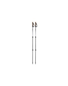 KOOR Wanderstock Aluminium Rivoola Kork Schwarz/Weiss