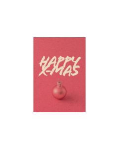 Natur Verlag Weihnachtskarte Happy X-Mas 12.2 x 17.5 cm