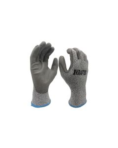 Krafter Schnittschutzhandschuh Klasse B, Nylon L, Grau, 10 Stück