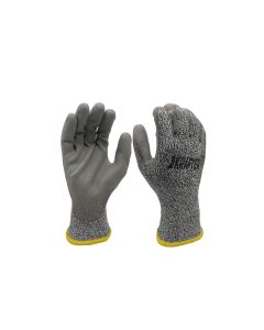 Krafter Schnittschutzhandschuh Klasse C, Nylon M, Grau, 1 Stück