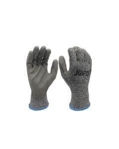 Krafter Schnittschutzhandschuh Klasse C, Nylon L, Grau, 10 Stück
