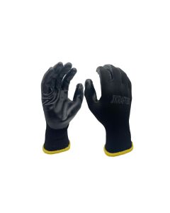 Krafter Arbeitshandschuh Polyester, M, Schwarz, 10 Stück