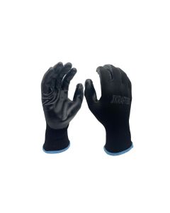 Krafter Arbeitshandschuh Polyester, L, Schwarz, 1 Stück