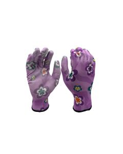 Krafter Gartenhandschuh Polyester, 10/XL, Lila/Mehrfarbig