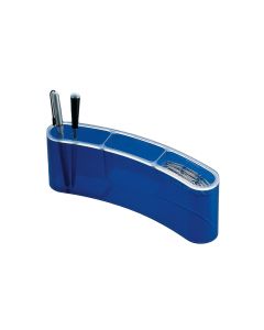 Styro Stiftehalter Butler styropen, Transparent Blau