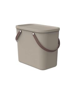 Rotho Aufbewahrungsbox Albula 25 l, Cappuccino