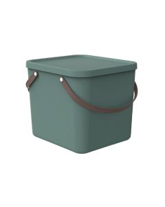 Rotho Aufbewahrungsbox Albula 40 l, Mistletoe Grün