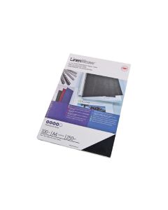 GBC Einbanddeckel Linen Weave 100 Stück, Blau