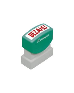 Xstamper Stempel Bezahlt, Rot