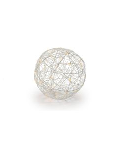 STT Tischdeko 3D Ball Bianco M, Ø 20 cm