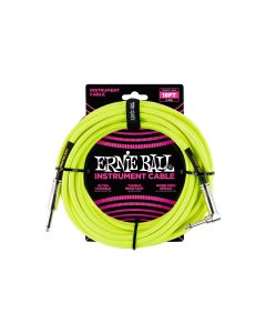 Ernie Ball Instrumentenkabel 6085 – 5.49 m, Neongelb