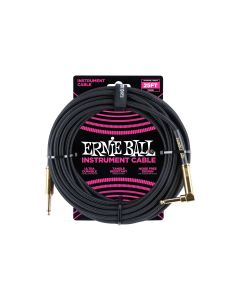 Ernie Ball Instrumentenkabel 6058 – 7.62 m, Schwarz