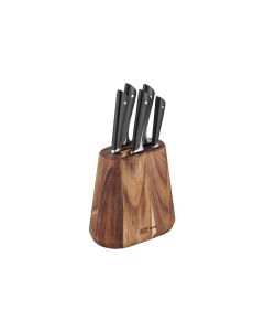 Tefal Messerblock-Set mit Messer Jamie Oliver 6-teilig, Holzart