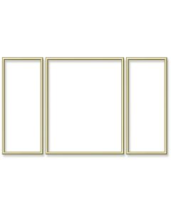 Schipper Zubehör Alurahmen Tritpychon Gold 50 x 80 cm