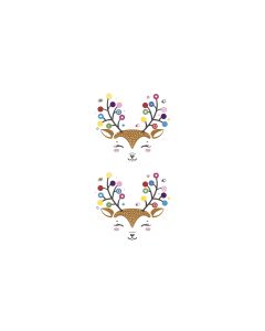 Paper + Design Taschentücher Colourful Deer 1 Päckchen à 10 Taschentücher