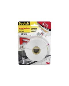 3M Innenmontageband 19 mm x 5 m, Weiss